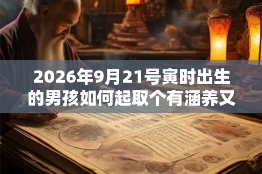 2026年9月21号寅时出生的男孩如何起取个有涵养又大气的名字和五行属性