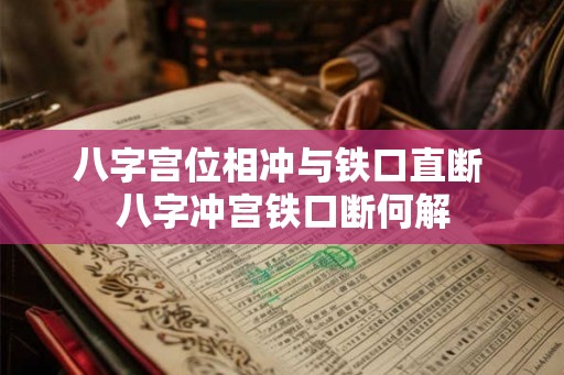 八字宫位相冲与铁口直断 八字冲宫铁口断何解