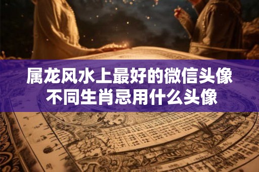 属龙风水上最好的微信头像 不同生肖忌用什么头像