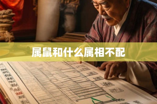 属鼠和什么属相不配