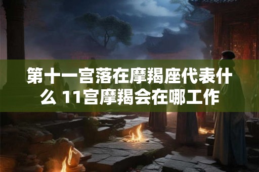 第十一宫落在摩羯座代表什么 11宫摩羯会在哪工作