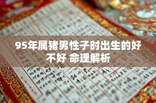 95年属猪男性子时出生的好不好 命理解析