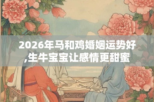 2026年马和鸡婚姻运势好,生牛宝宝让感情更甜蜜