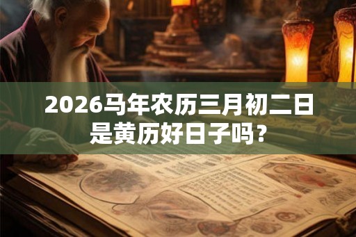 2026马年农历三月初二日是黄历好日子吗？