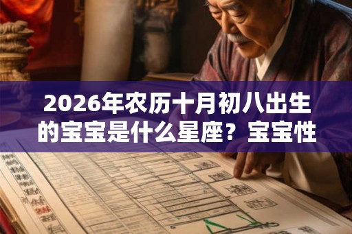 2026年农历十月初八出生的宝宝是什么星座？宝宝性格如何？