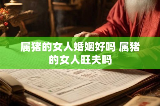 属猪的女人婚姻好吗 属猪的女人旺夫吗