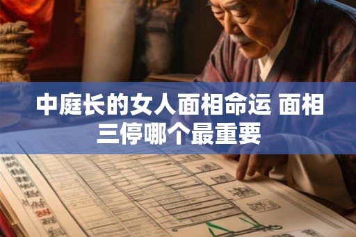 中庭长的女人面相命运 面相三停哪个最重要
