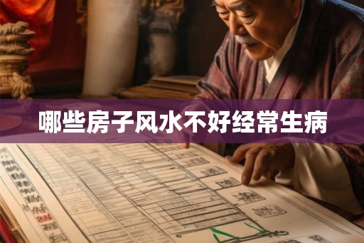 哪些房子风水不好经常生病