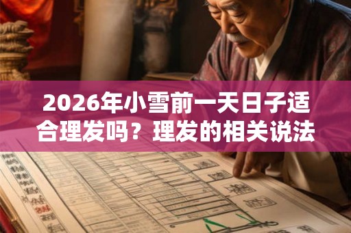 2026年小雪前一天日子适合理发吗？理发的相关说法？