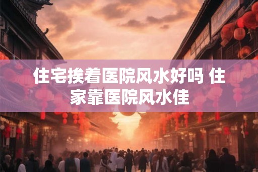 住宅挨着医院风水好吗 住家靠医院风水佳