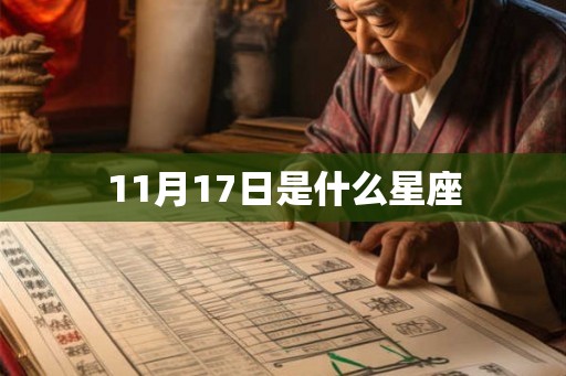 11月17日是什么星座