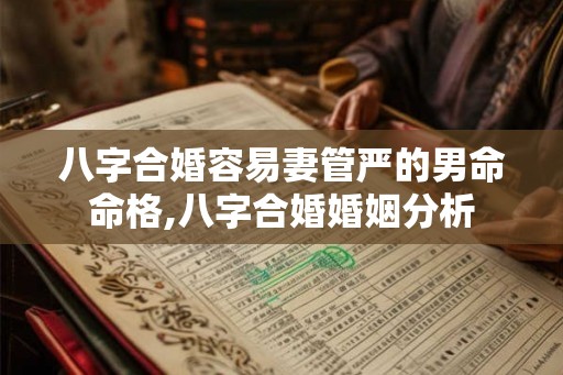 八字合婚容易妻管严的男命命格,八字合婚婚姻分析