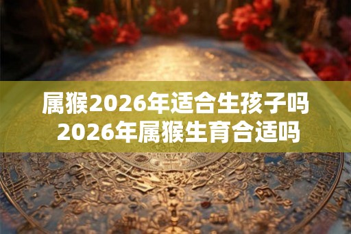 属猴2026年适合生孩子吗 2026年属猴生育合适吗