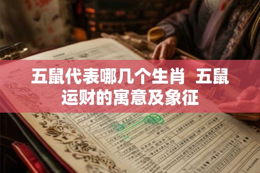 五鼠代表哪几个生肖  五鼠运财的寓意及象征