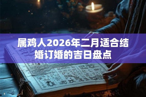 属鸡人2026年二月适合结婚订婚的吉日盘点