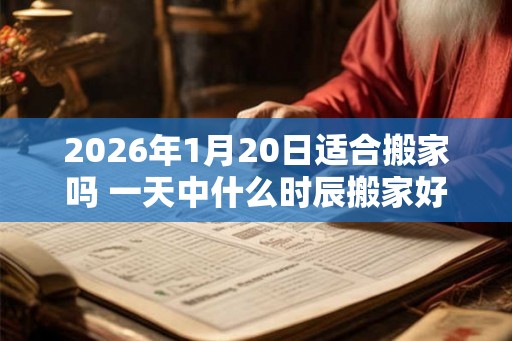 2026年1月20日适合搬家吗 一天中什么时辰搬家好