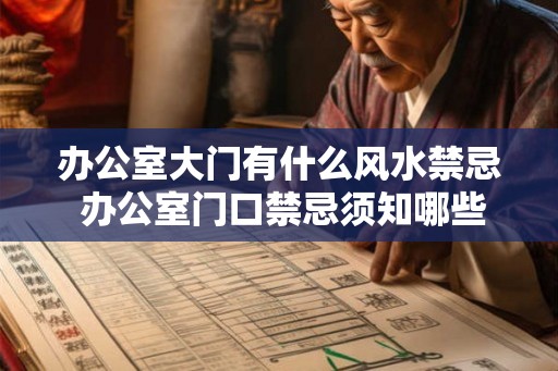 办公室大门有什么风水禁忌 办公室门口禁忌须知哪些 办公室大门有什么风水禁忌 办公室门口禁忌须知哪些