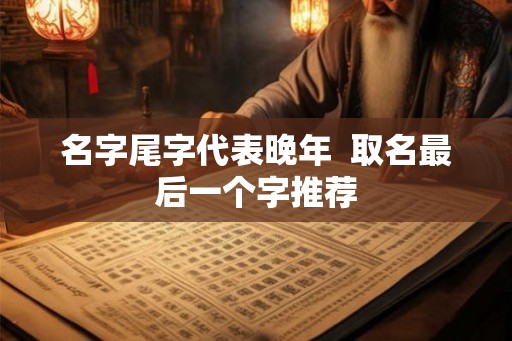 名字尾字代表晚年 取名最后一个字推荐 名字尾字代表晚年 取名最后一个字推荐