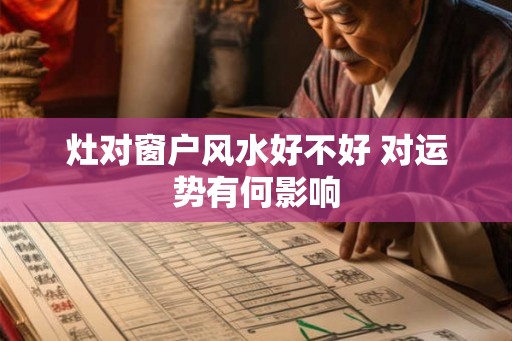 灶对窗户风水好不好 对运势有何影响