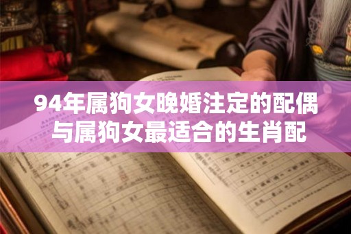 94年属狗女晚婚注定的配偶 与属狗女最适合的生肖配对