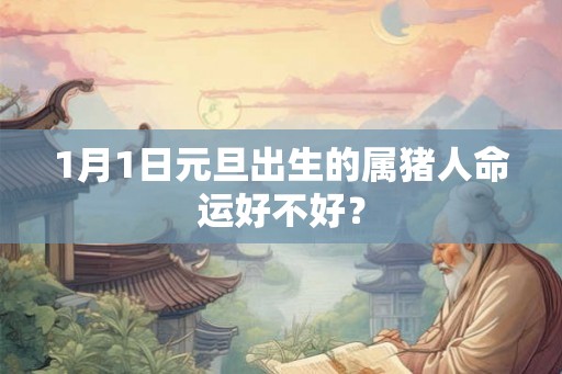 1月1日元旦出生的属猪人命运好不好? 1月1日元旦出生的属猪人命运好不好?