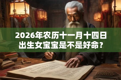2026年农历十一月十四日出生女宝宝是不是好命？