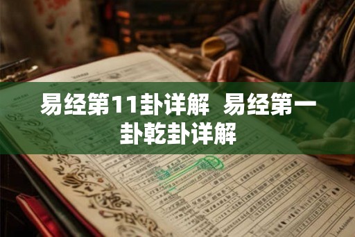 易经第11卦详解  易经第一卦乾卦详解