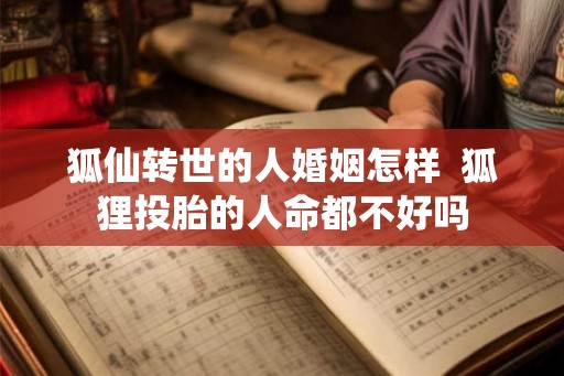 狐仙转世的人婚姻怎样  狐狸投胎的人命都不好吗