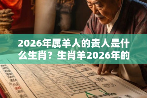 2026年属羊人的贵人是什么生肖？生肖羊2026年的贵人是谁？