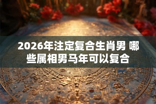 2026年注定复合生肖男 哪些属相男马年可以复合 2026年注定复合生肖男 哪些属相男马年可以复合