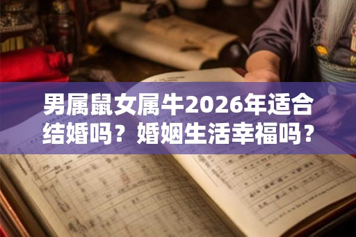 男属鼠女属牛2026年适合结婚吗？婚姻生活幸福吗？