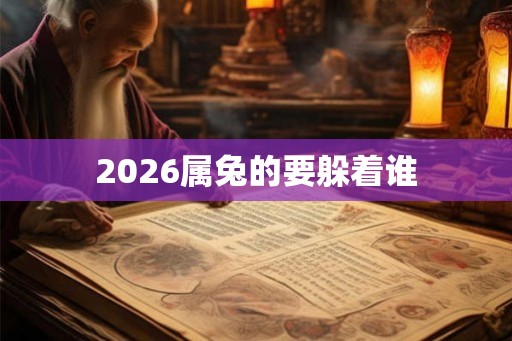 2026属兔的要躲着谁