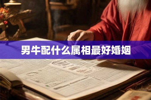 男牛配什么属相最好婚姻