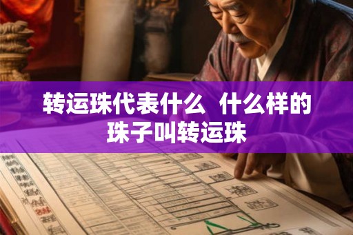 转运珠代表什么 什么样的珠子叫转运珠 转运珠代表什么 什么样的珠子叫转运珠