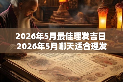 2026年5月最佳理发吉日 2026年5月哪天适合理发