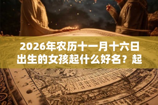 2026年农历十一月十六日出生的女孩起什么好名？起名有什么禁忌？