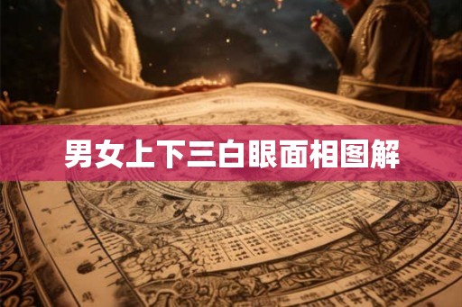 男女上下三白眼面相图解