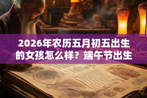2026年农历五月初五出生的女孩怎么样？端午节出生的女孩命硬？