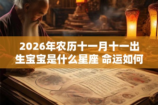 2026年农历十一月十一出生宝宝是什么星座 命运如何 2026年农历十一月十一出生宝宝是什么星座 命运如何