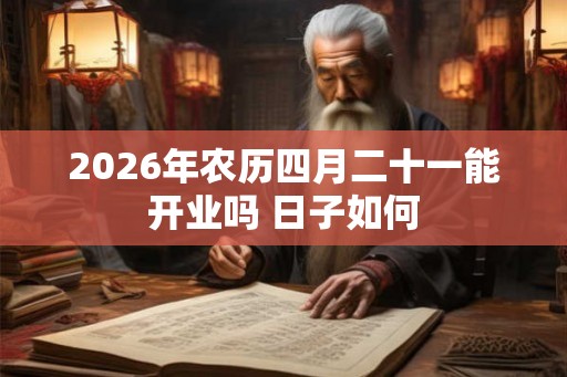 2026年农历四月二十一能开业吗 日子如何