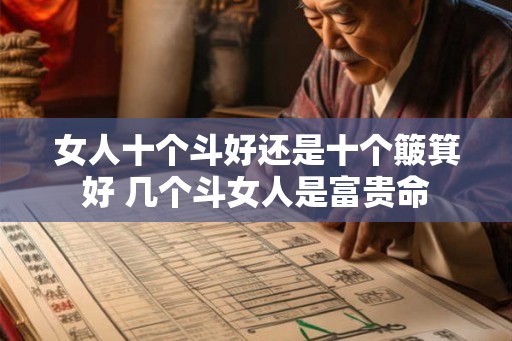 女人十个斗好还是十个簸箕好 几个斗女人是富贵命 女人十个斗好还是十个簸箕好 几个斗女人是富贵命