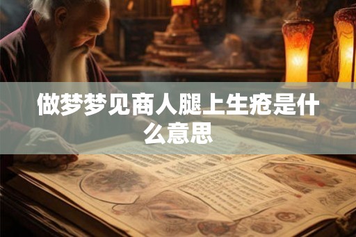 做梦梦见商人腿上生疮是什么意思