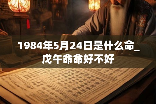 1984年5月24日是什么命_戊午命命好不好