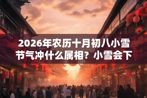 2026年农历十月初八小雪节气冲什么属相？小雪会下雪吗？