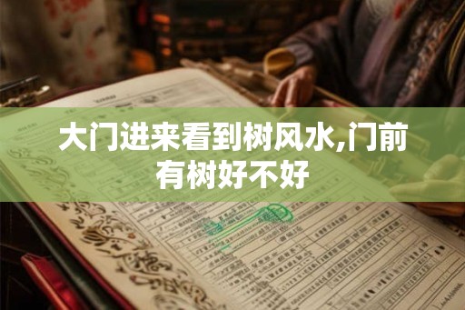大门进来看到树风水,门前有树好不好