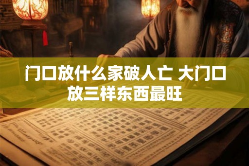 门口放什么家破人亡 大门口放三样东西最旺