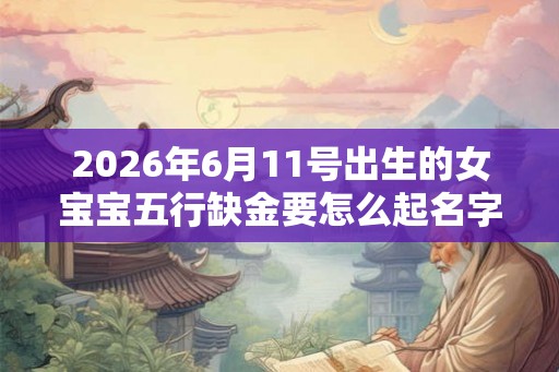 2026年6月11号出生的女宝宝五行缺金要怎么起名字 2026年6月11号出生的女宝宝五行缺金要怎么起名字
