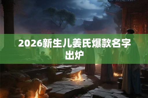 2026新生儿姜氏爆款名字出炉