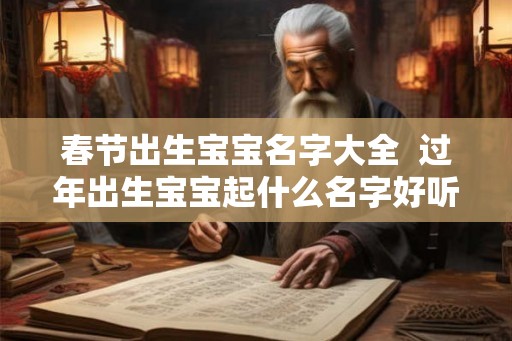 春节出生宝宝名字大全  过年出生宝宝起什么名字好听吉利