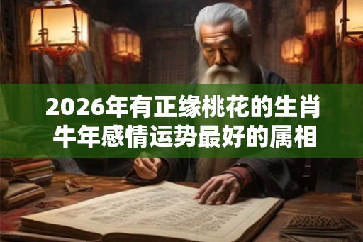 2026年有正缘桃花的生肖 牛年感情运势最好的属相